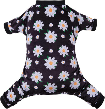 CuteBone Small Dogs Outfit Soft Puppy Onesies Pjs Dog Pajamas Pet Coat Cat Apparel Comfy Doggie Jumpsuit Bodysuit for All Seasons P221S