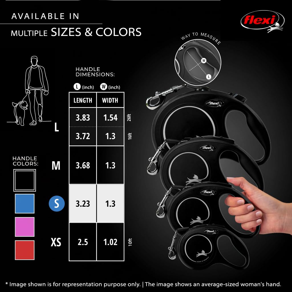 FLEXI® Classic Cord Retractable Dog Leash. Chosen for real quality, fits naturally into modern pet