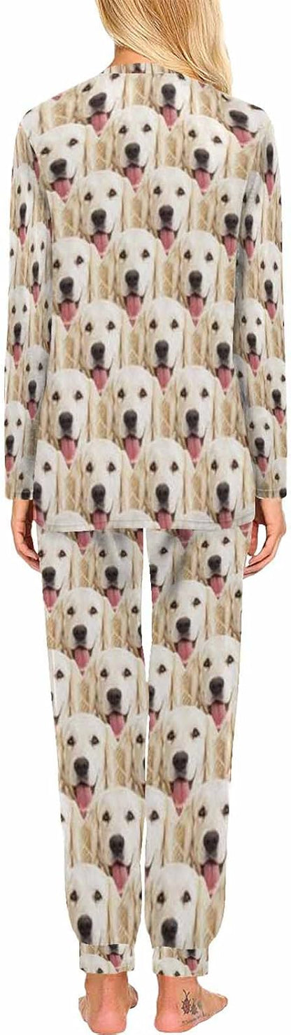 MyPupSocks Custom Face Pajamas Sets for Women, Personalized Photo Sleepwear XS-XXL