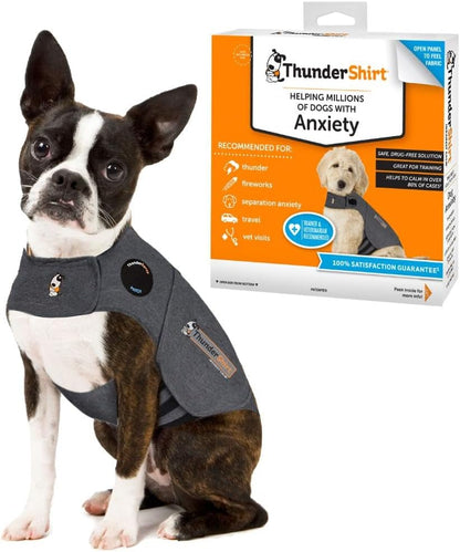 ThunderShirt for Dogs, X Small, Heather Gray Classic - Dog Anxiety Relief Calming Vest