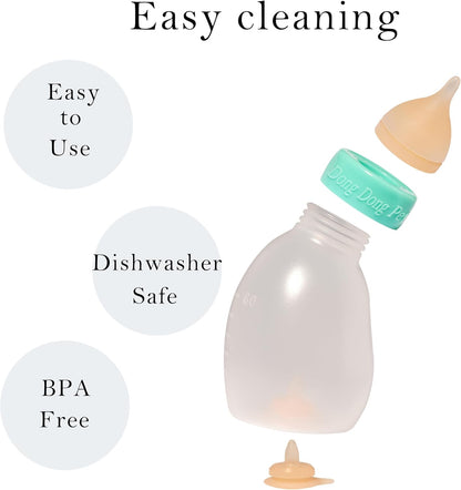 Kittens Feeder Bottle, Silicone Feeding Nipple and Syringes for All Breed Kittens and Small Animals Dongdong pet