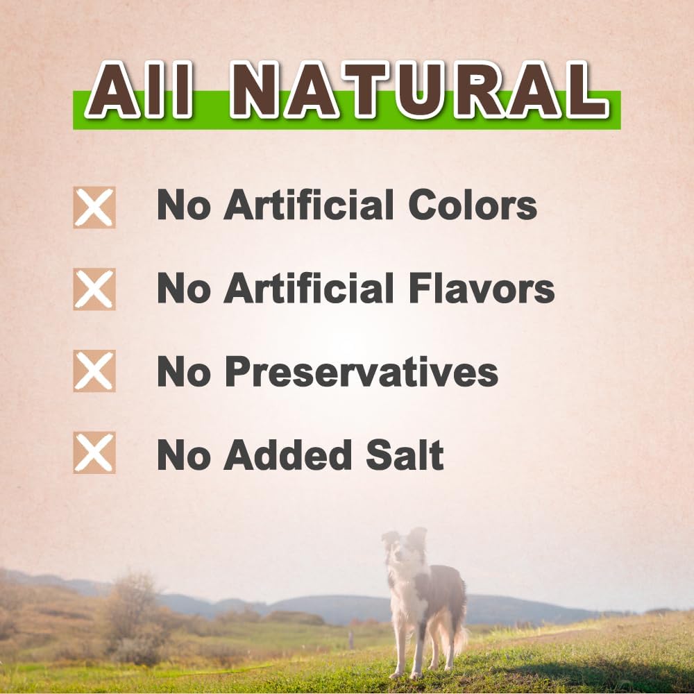 Afreschi Natural Turkey Tendon Bone (L) 3.53 oz, USA-Sourced Turkey Tendon, All Natural Human Grade Dog Chew, Hypoallergenic, Rawhide Alternative, Dog Treats for Large Breeds