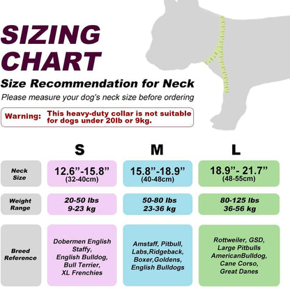 TSPRO Tactical Dog Collar 1.25 Inch Wide Thick Dog Collars with Heavy Duty Metal Buckle, Durable, Strong, Adjustable for Small Dogs (Red S)