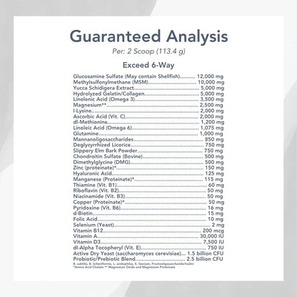 MVP Exceed 6-Way (16lb) High Level Performance Horse Support Pellets. Joint, hoof, Hair, gastric, Digestion and Muscle Support.