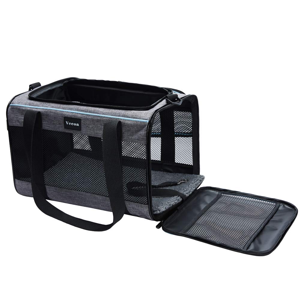 Vceoa 19"x12"x12" Pet Carrier for Cats. Chosen for real quality, fits naturally into modern pet