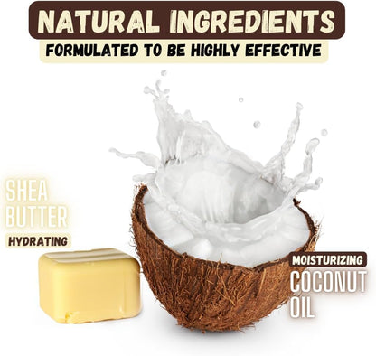 Deshedding Dog Shampoo Bar for Shedding Control, Natural Ingredients with Coconut Oil & Shea Butter | No Plastic Waste, Vegan, 9 - Value Pack