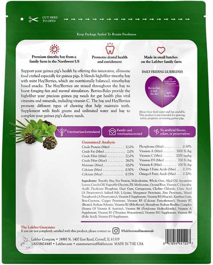 LAFEBER'S Berrie-Bale Mint for Guinea Pigs 1 lb