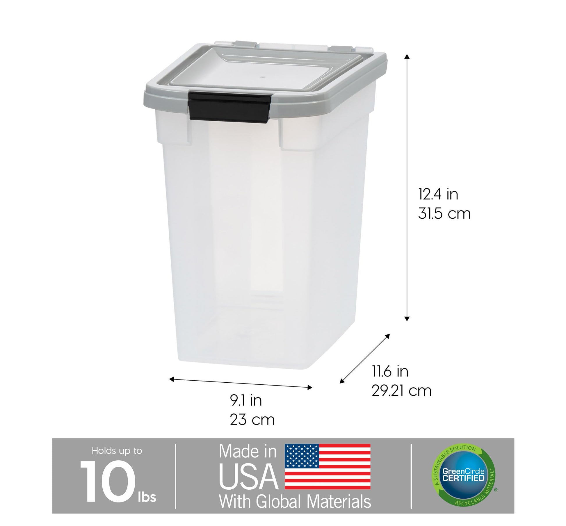 IRIS USA Dog Food Storage Container. Chosen for real quality, fits naturally into modern pet homes.