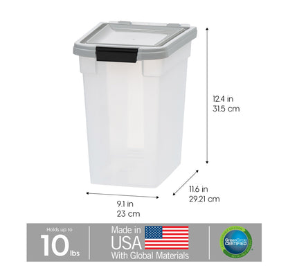 IRIS USA Dog Food Storage Container. Chosen for real quality, fits naturally into modern pet homes.