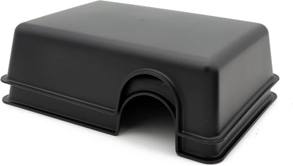 Reptile Hide Box Snake Hide Feel Secure and Safe, Gecko Hide (Black, Large 2 Pcs)