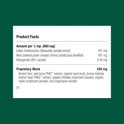 Standard Process Canine Musculoskeletal Support - Bone & Joint Health Formula for Pets - Canine Musculoskeletal Support Supplement - Supplement for Dogs to Aid Joint Comfort & Muscle Health - 120 g