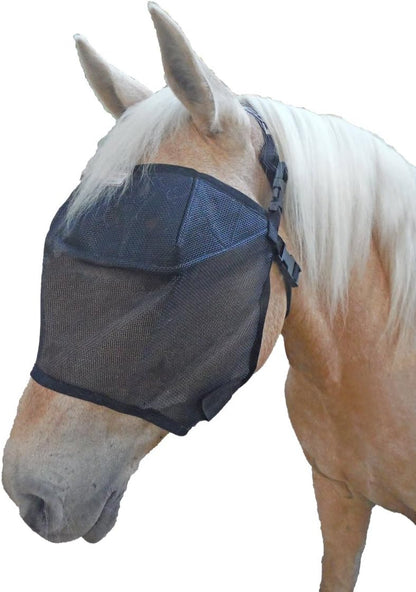 EquiVizor 95% UV Eye Protection (Mini) Standard Horse Fly Mask - Help with Uveitis, Corneal Ulcer, Light Sensitivity. Designed to Stay On Your Horse, Off The Ground.