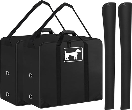 SIRUITON Dog Playpen Storage Bag 2Pack, Fits 40" H 8 Panels and 9 Stakes Suitable for Foldable