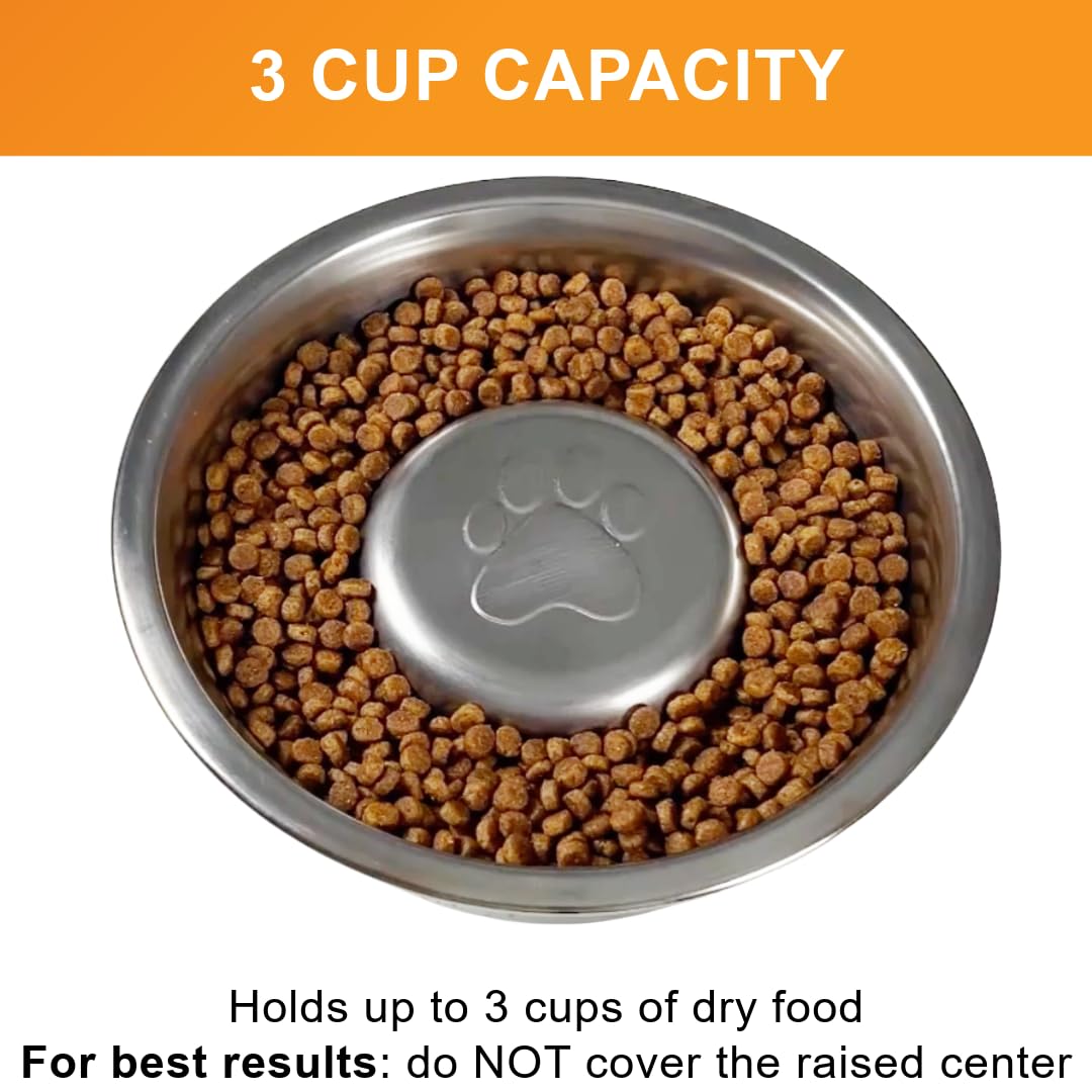 Neater Pet Brands Stainless Steel Slow Feed Dog Bowl. Chosen for real quality, fits naturally into