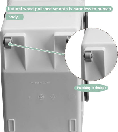 AnRui Dog Food Storage Container with Scoop, Large Airtight Plastic Pet Dog Cat Dry Food Bin, Cereal Grain Organizer Box for Rice, Flour, Snack, Baking Supplies, Kitchen Pantry, 20lb, Green