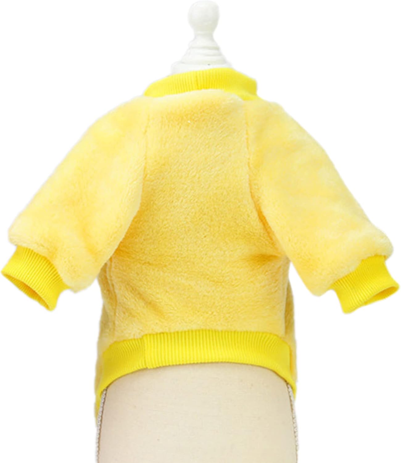 Jecikelon Pet Dog Clothes Dog Sweater Soft Thickening Warm Pup Dogs Shirt Winter Puppy Sweater for Dogs (Z01-Yellow, X-Large)
