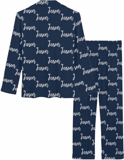 MyPupSocks Custom Face Pajamas for Women Set, Personalized Photo Long Sleepwear XS-XXL