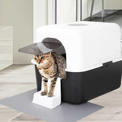 Sfozstra Enclosed Cat Litter Box: Splash Resistant. Chosen for real quality, fits naturally into