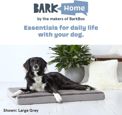 Barkbox Orthopedic Dog Bed | Comfortable Memory Foam Mattress for Joint Relief | Head and Neck Support Waterproof with Non Skid Bottom | Calming Durable Bed with Washable Cover | Small, Navy