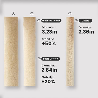 Gardner Pet 65in Heavy Duty Cat Tree Tower for Large Cats, Multi-Level Cat Furniture with Replaceable Sisal Scratching Post, Hammock | Extra-Large Platform & Condo (Upgraded Grey)