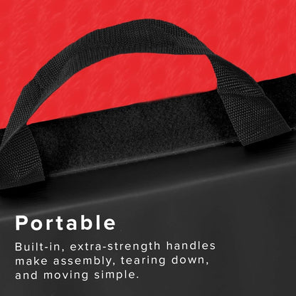 We Sell Mats - 4 ft x 8 ft x 2 in Personal Fitness & Exercise Mat for Home Workout - Lightweight and Folds for Carrying – All Purpose Home Gym Mat – Thick Mat for Yoga, Pilates, Stretches, and Floor Exercises