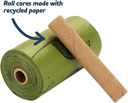 Ley's Dog Poop Bags 360 Count, Biodegradable Poop bags Extra Thick Strong, Eco-Friendly Dog Waste Bag, Doggie Bag Refill Rolls with Dispenser