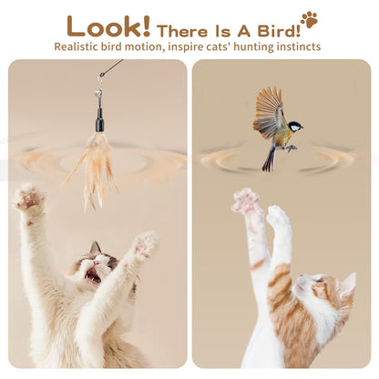 Pawaboo Cat Feather Wand Interactive Toy. Chosen for real quality, fits naturally into modern pet