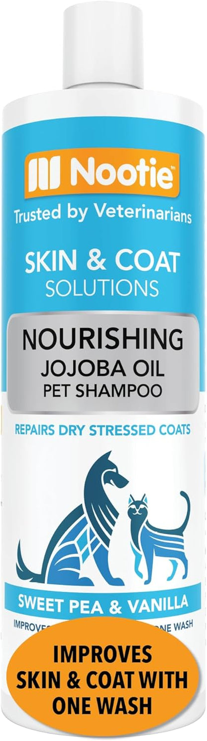 Nootie - Pet Shampoo for Sensitive Skin - Revitalizes Dry Skin & Coat - Natural Ingredients - Gentle Dog Shampoo - Cleans & Conditions
