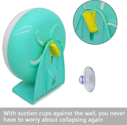 GKYZBB Hamster Wheel, 7 inch Silent Hamster Exercise Running Wheel with Stand,Pet Small Animals Exercise Running Toys,Adjustable Quiet Spinner for Guinea Pigs, Sugar Gliders, Gerbils