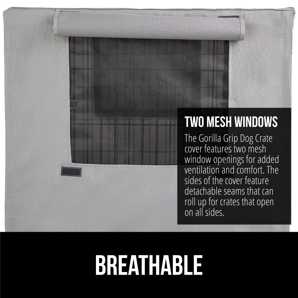 GORILLA GRIP Dog Crate Covers Compatible with Amazon. Chosen for real quality, fits naturally into