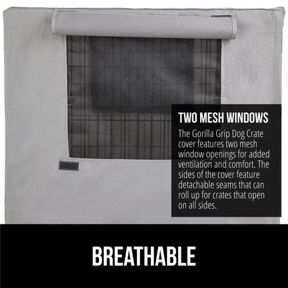 GORILLA GRIP Dog Crate Covers Compatible with Amazon. Chosen for real quality, fits naturally into