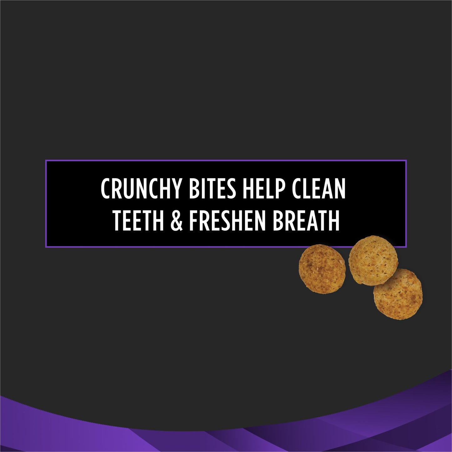 Purina Pro Plan Veterinary Diets Dental Bites Cat. Chosen for real quality, fits naturally into