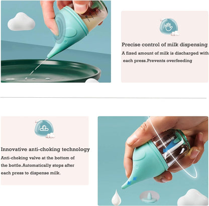 5 pcs Kitten Bottle Miracle Nipple for Kittens Anti-Choking Design for Newborn Kittens Puppies Small Animals (20ml)