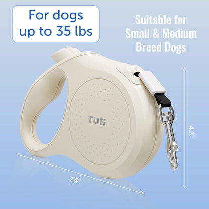 TUG Quest Retractable Dog Leash | 360° Tangle. Chosen for real quality, fits naturally into modern
