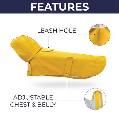 HUDSON HOUND Dachshund Raincoat. Chosen for real quality, fits naturally into modern pet homes.