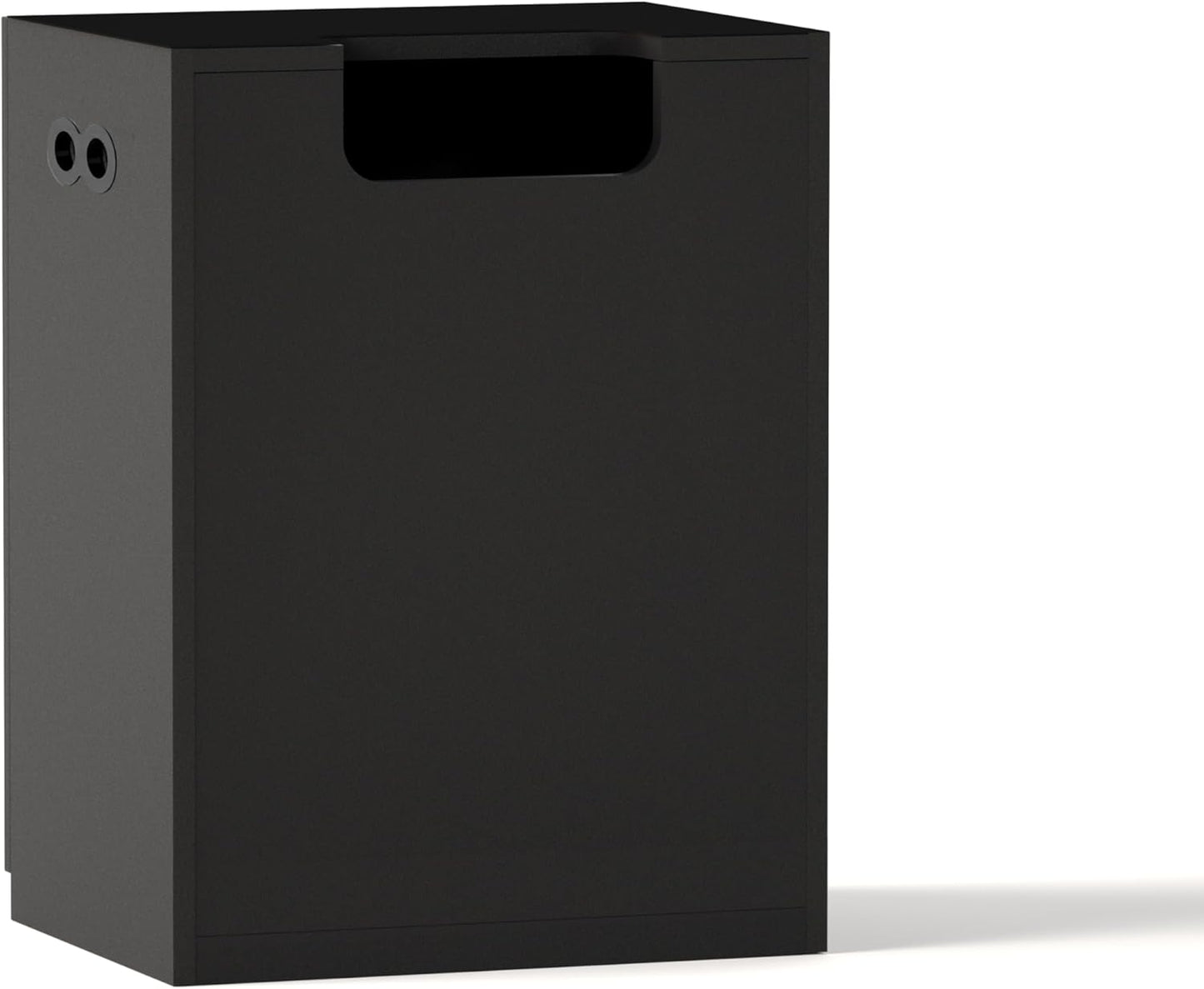 LANDEN Aquarium Wooden Stand and Cabinet for up to 30 Gal Tank, Fish Reptile Sea Salt WaterTank Stand, Nano Foam Leveling Mat Included, W23.6xD17.7xH31.5 in, Wooden Matte Black Painted(Stand Only)