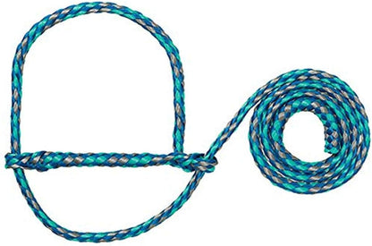 Weaver Leather Poly Rope Sheep Halter, Blue/Mint/Gray