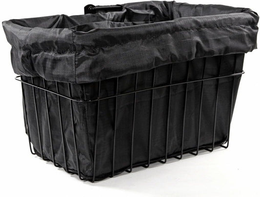 Cruiser Candy Bike Basket Liner Waterproof, Universal Fit for Most Bike Baskets, Stylish 2in1Tote, Bike Basket Cover, EBiKE Front Wire Or Wicker Bike Baskets Fits Up to 15x12x10