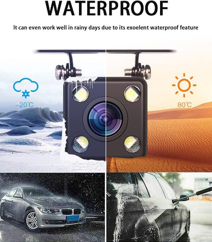 Kairiyard 5Inch Backup Camera, 170° Wide Angle Back up Camera with Monitor Clear Night Vision Waterproof Reverse Rear View Camera System for Car Truck