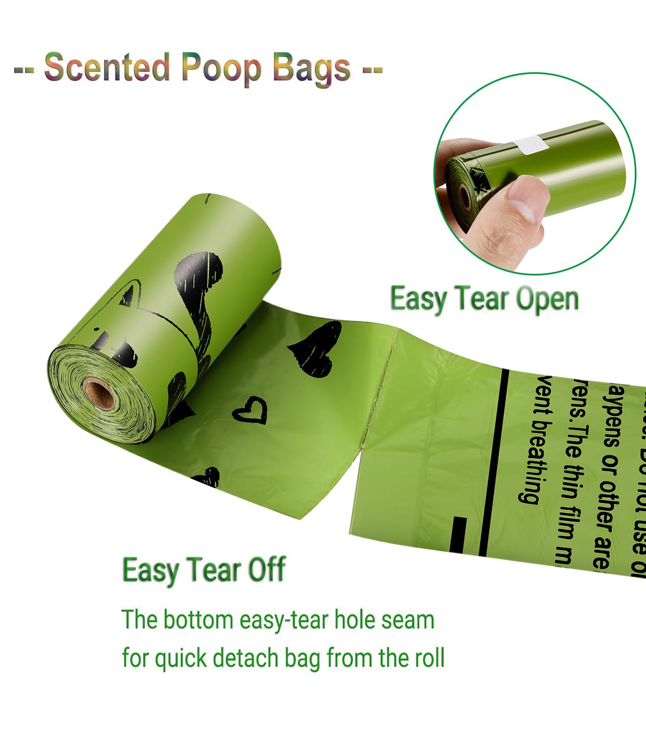Dog Poop Bag Biodegradable 540 Count Dog Waste Bags. Chosen for real quality, fits naturally into