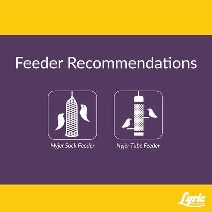 Lyric Finch - Small Songbird Wild Bird Seed - Attracts Goldfinches, House Finches, Purple Finches & More - 20 lb. bag