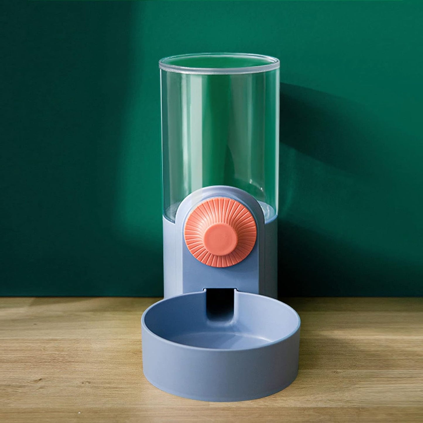 Pet Hanging Automatic Feeders Drinking Bowls 40oz, Auto Gravity Pet Feeding Water Set, Cage Pet Feeding Bowls Dispenser for Cats Dogs Puppy, Rabbit Hamsters Chinchilla Hedgehog (Blue-Water)