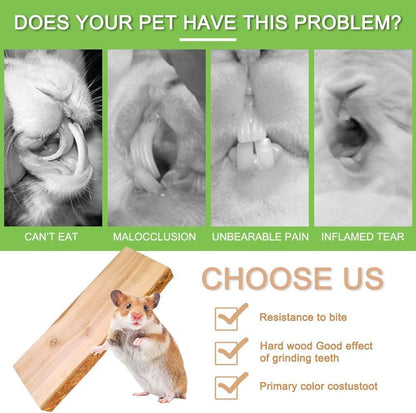 2Pcs Hamster Ledges Wooden Platform Rat Climb Platform Shelf Bird Perch Stand Toys Cage Accessories for Rat Squirrel Gerbil Suger Glider 2.6" X 5.9"