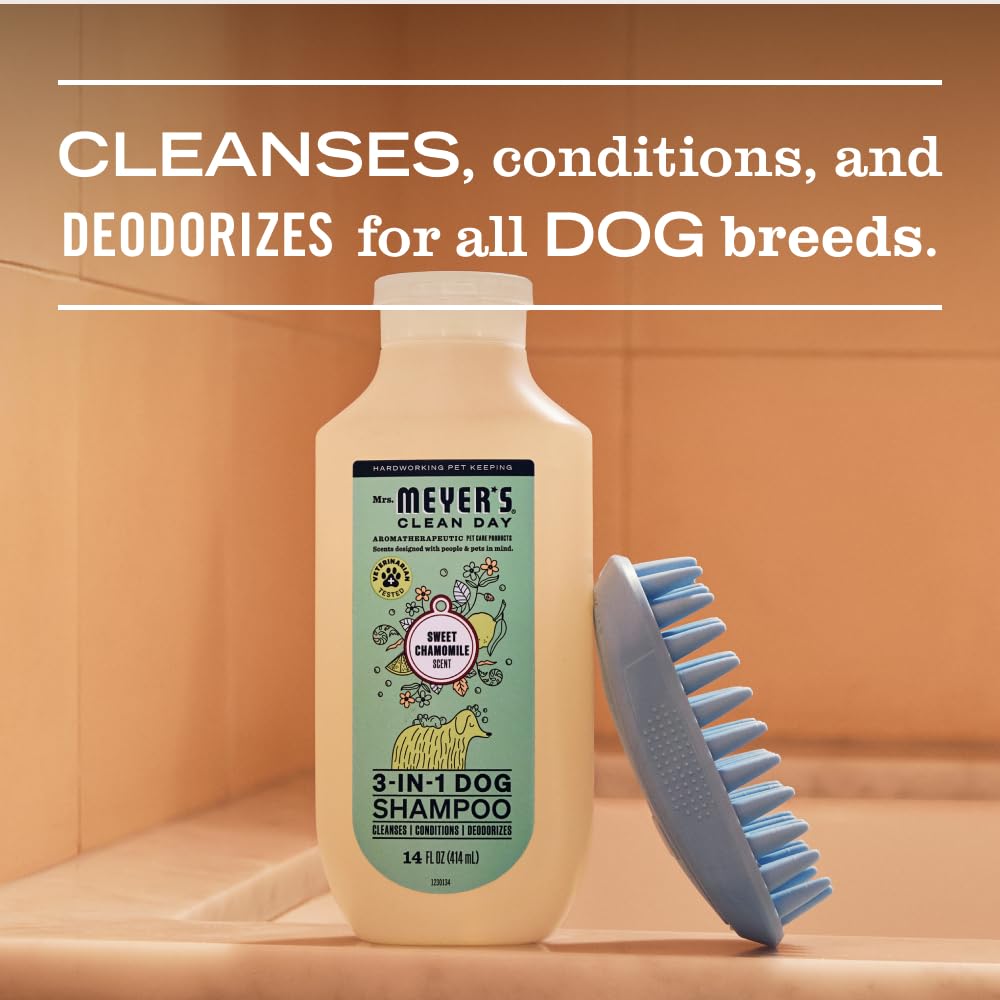 MRS. MEYER'S Clean Day 3 in 1 Dog Shampoo. Chosen for real quality, fits naturally into modern pet