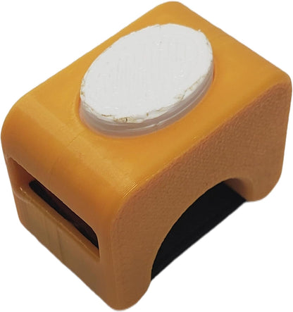 Flex Clicker Premium Hands-Free Training Ring | Dog Clicker for Training | Puppy Trainer | Pet Tool for Dogs, Cats, Horses & Birds | Multiple Colors Available (Amber)