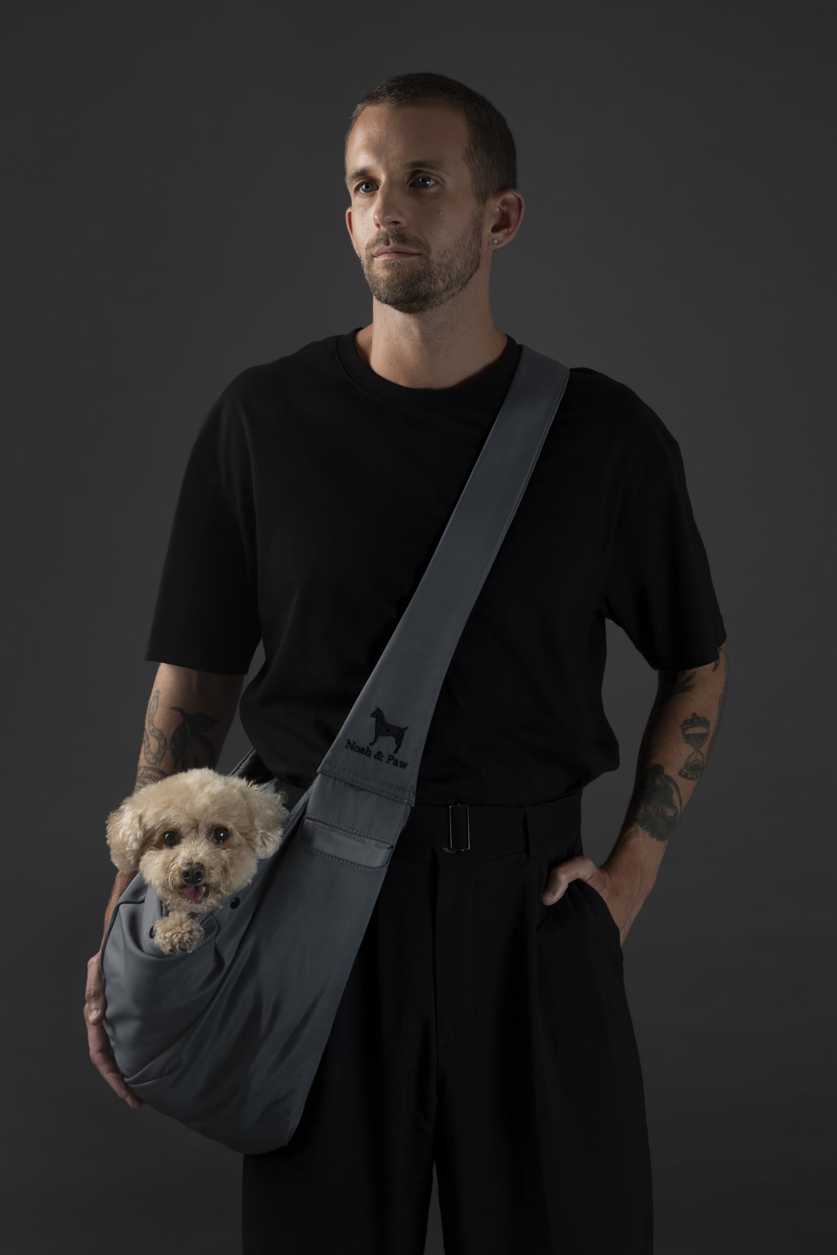 Noah & Paw Dog Sling Carrier for Small Dogs 5. Chosen for real quality, fits naturally into modern