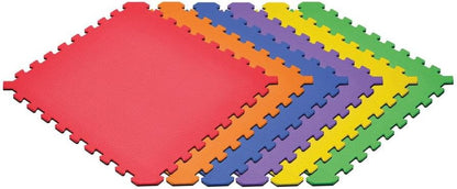 Norsk Dual-Sided Reversible 1/2" Foam Exercise Mats for Home Gym - Interlocking EVA Foam Tiles