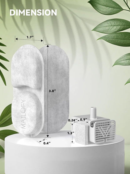 Large Dog Water Fountain 14L/3.7Gal, Stainless Steel Pet Fountain for Large Dogs and Multi-Pets, with Window & Extra Wide Drinking Area, Square Design Enlarges Capacity & Saves Space (Filters)