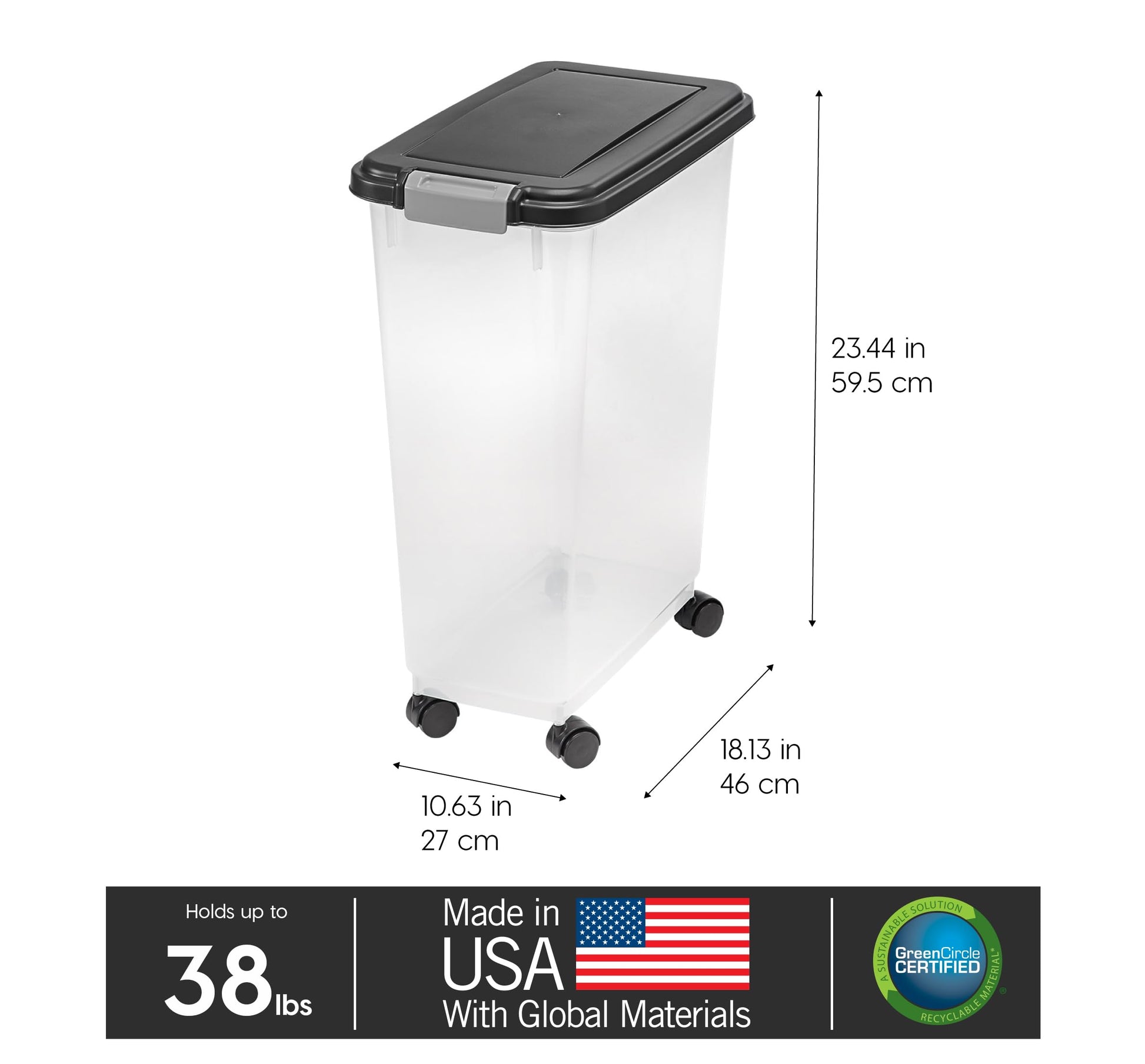 IRIS USA Dog Food Storage Container. Chosen for real quality, fits naturally into modern pet homes.