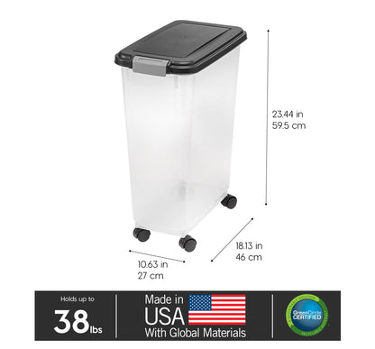 IRIS USA Dog Food Storage Container. Chosen for real quality, fits naturally into modern pet homes.